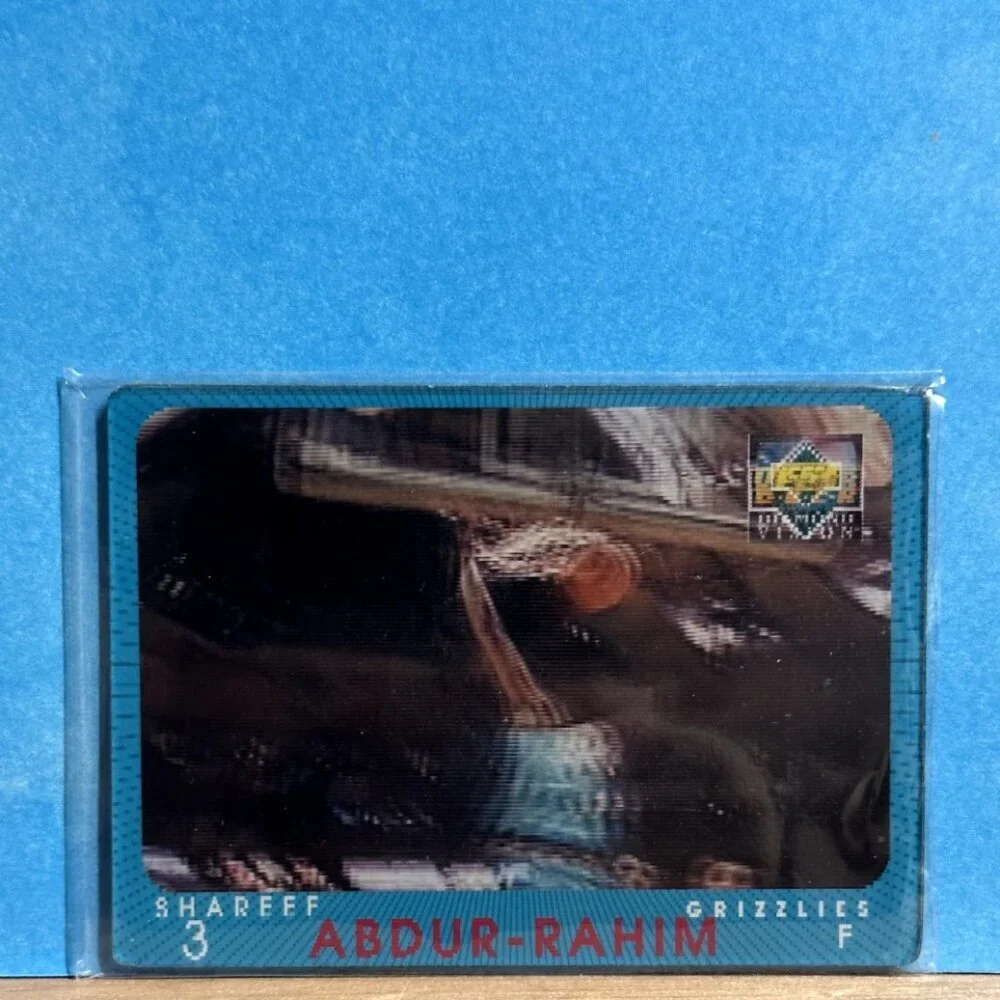 1997-98 Upper Deck Diamond Vision  Shareef Abdur-Rahim 3-D Card